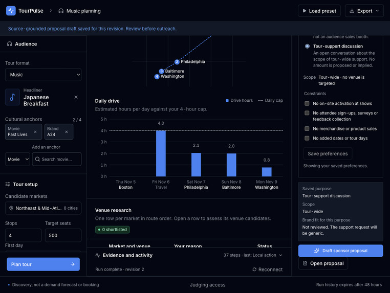TourPulse – screenshot 3