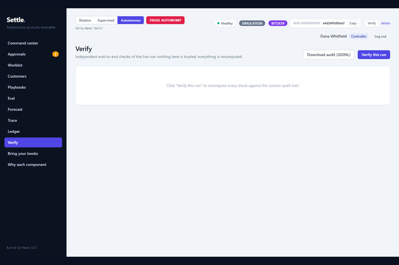 Settle – screenshot 1