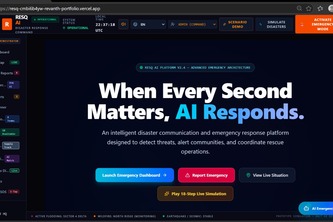 RESQ AI is an AI-powered disaster response
