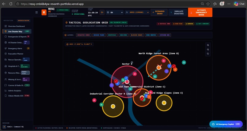 RESQ AI is an AI-powered disaster response – screenshot 3