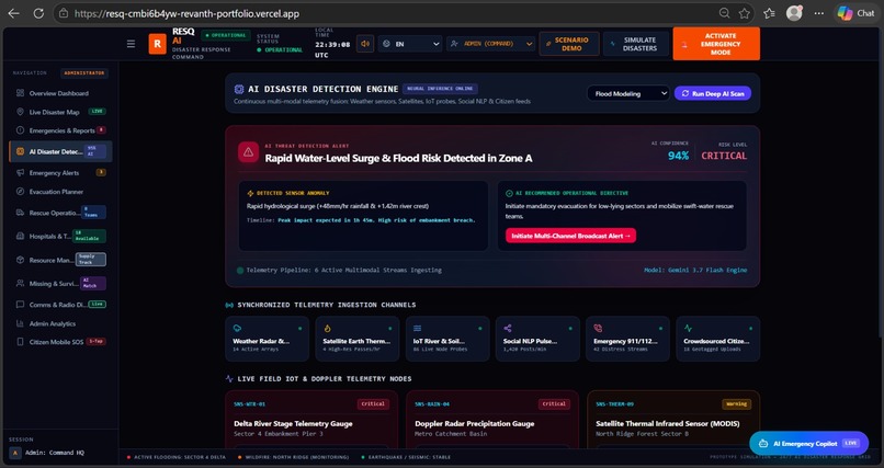 RESQ AI is an AI-powered disaster response – screenshot 5