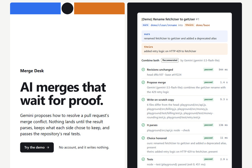 MergeDesk – screenshot 1