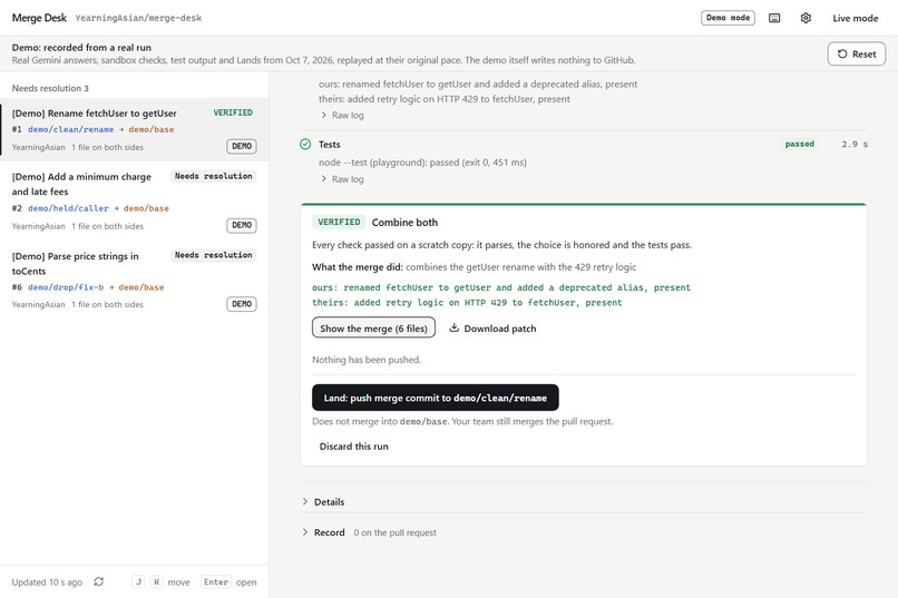 MergeDesk – screenshot 2