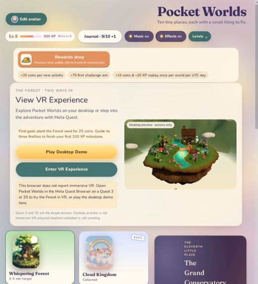 Pocket Worlds – screenshot 1