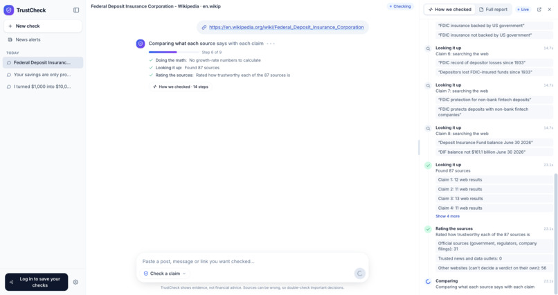 TrustCheck – screenshot 5