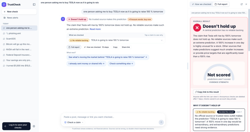 TrustCheck – screenshot 9