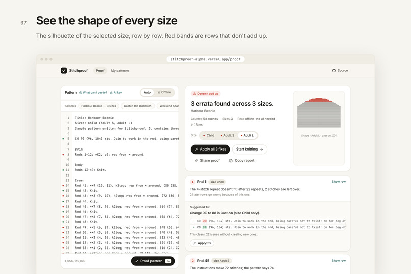 Stitchproof – screenshot 7