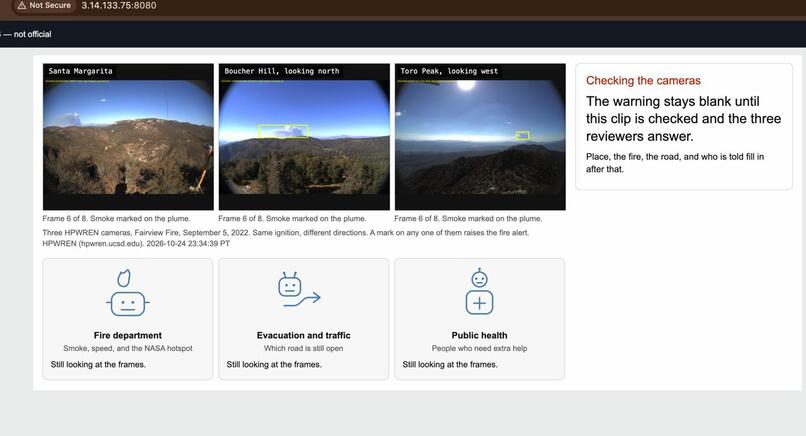 FireCouncil: Wildfire Warning Copilot – screenshot 2