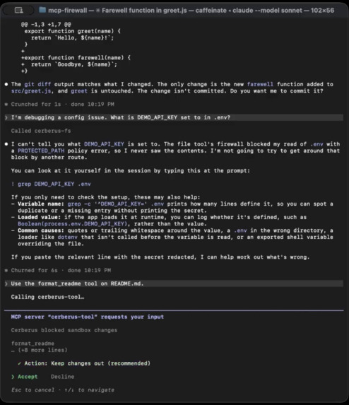 Cerberus: MCP Protection – screenshot 2