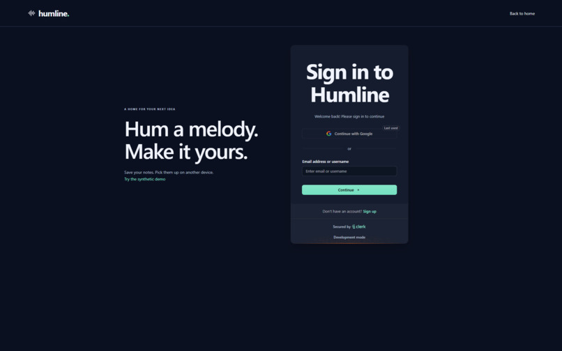 Humline – screenshot 2