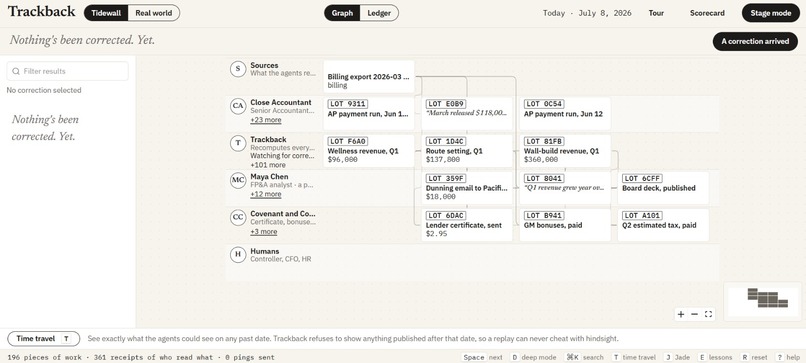 Trackback – screenshot 1