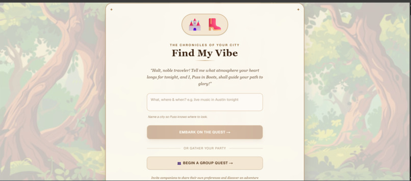 FindMyVibe – screenshot 1