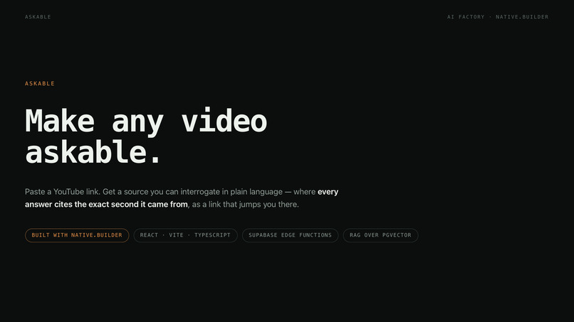 Askable – screenshot 2