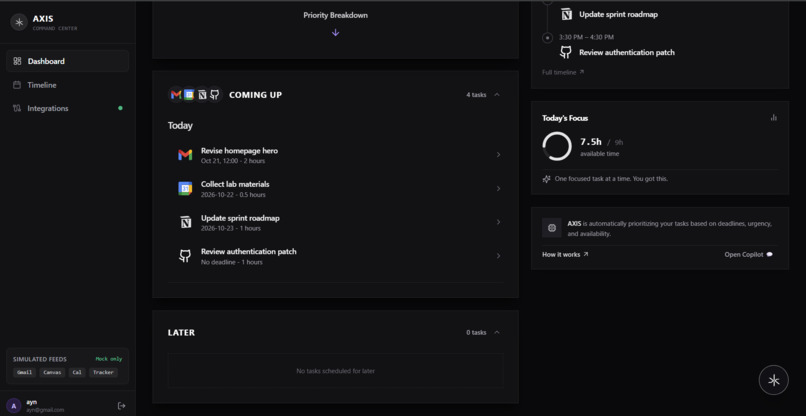 Axis – screenshot 1