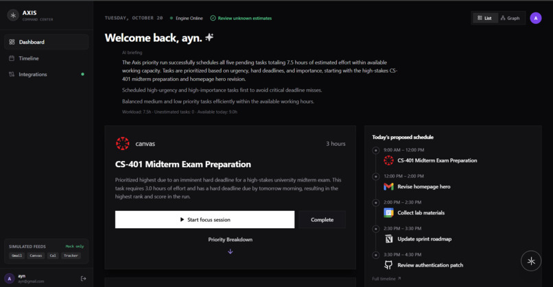 Axis – screenshot 2