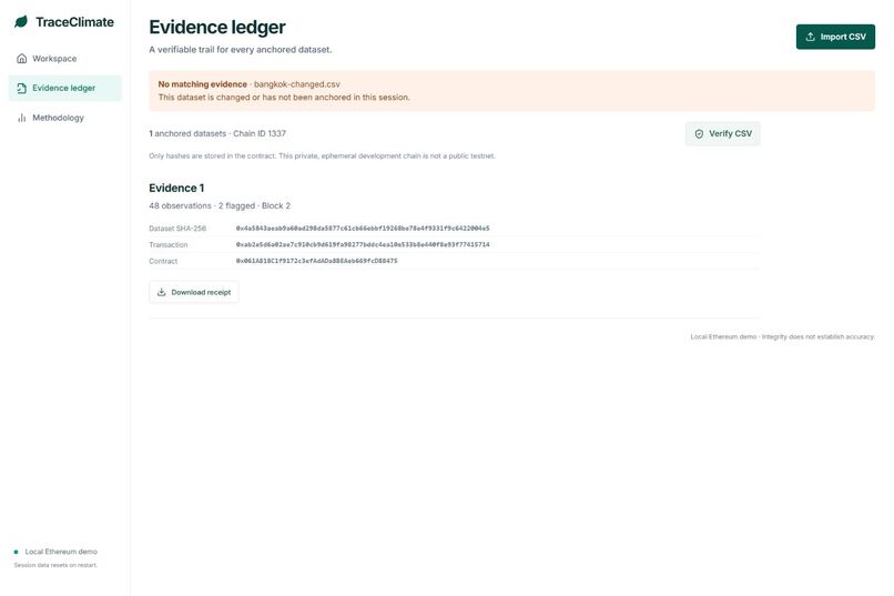 TraceClimate – screenshot 3