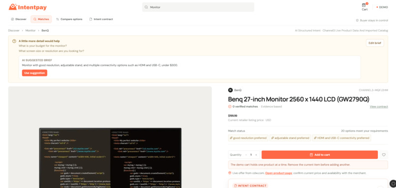 IntentPay – screenshot 2