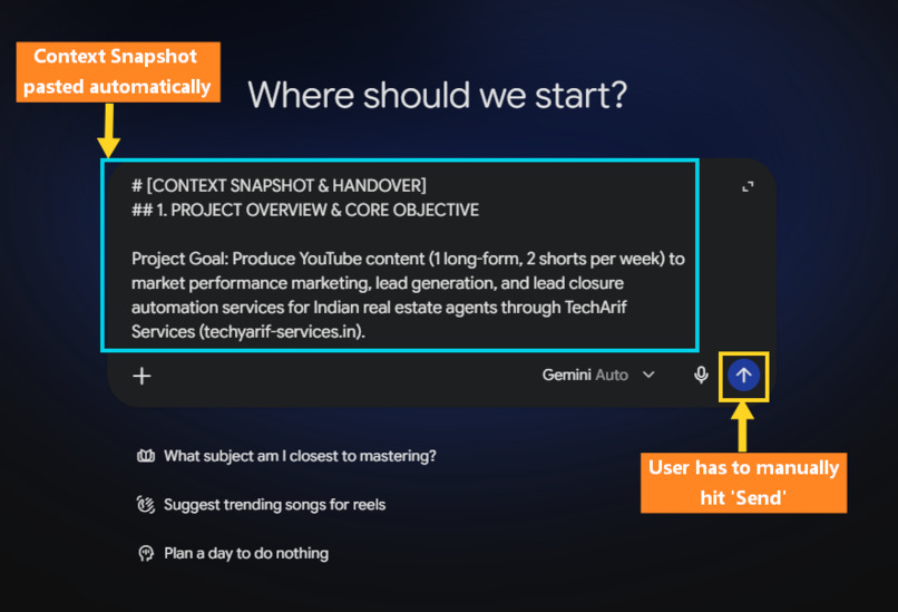 AI Chat Context Flow – screenshot 3