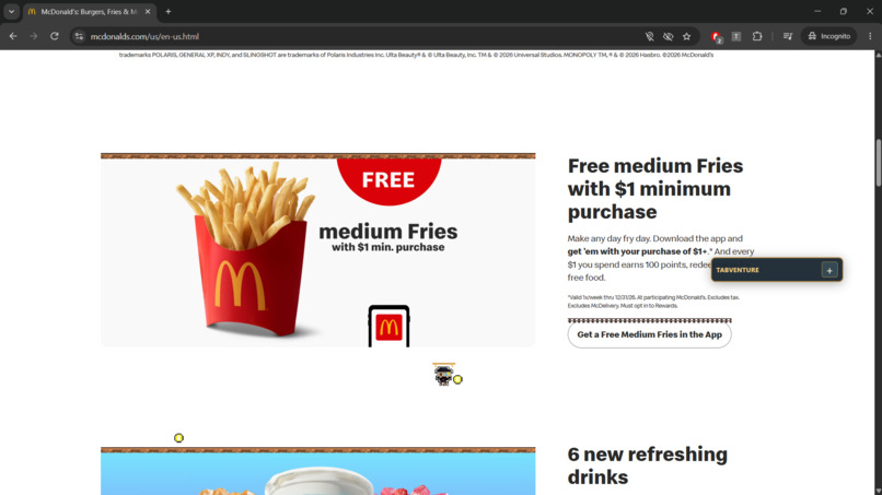 Tabventure – screenshot 2