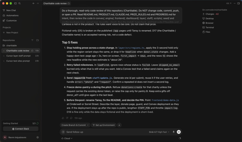 Chartitable – screenshot 5