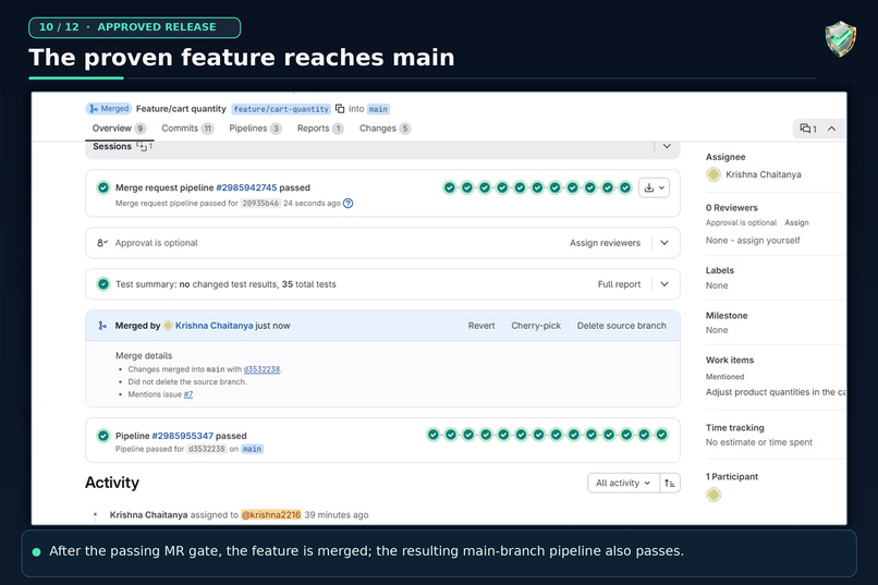ShipProof — AI-Powered Release Acceptance with GitLab Duo – screenshot 11
