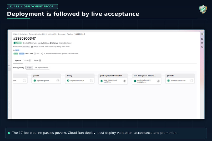 ShipProof — AI-Powered Release Acceptance with GitLab Duo – screenshot 12