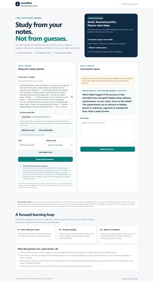 ExamPilot – screenshot 1
