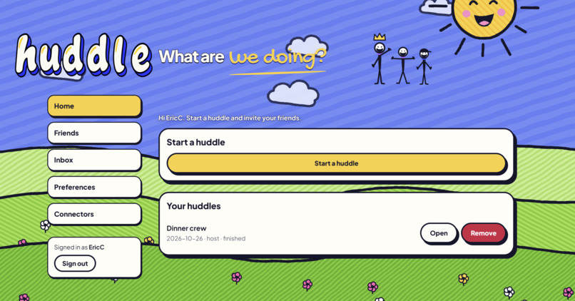 Huddle – screenshot 1