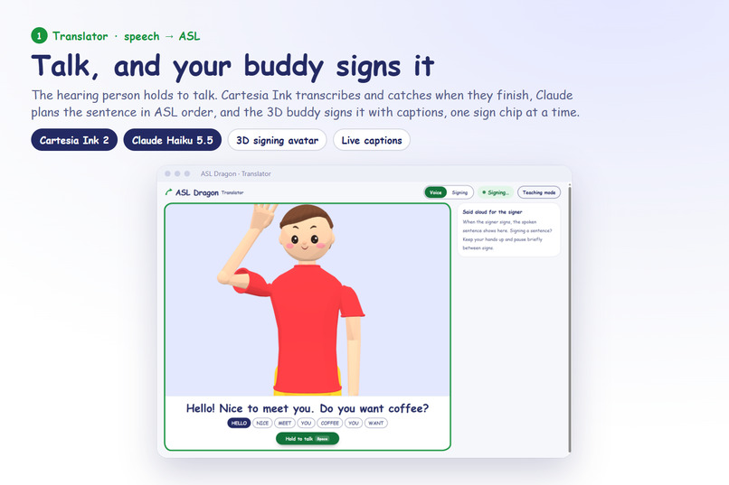 Lennie the ASL Dragon  – screenshot 1