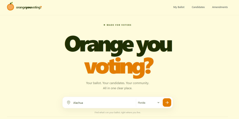 Orange You Voting? – screenshot 1