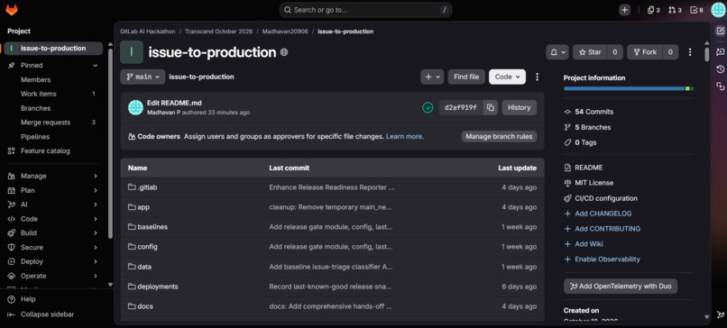 Issue-to-Production – screenshot 1