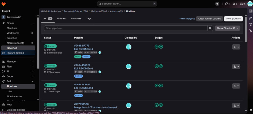 AutonomyOS – screenshot 2