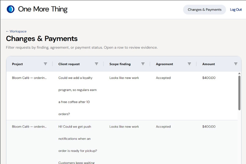 One More Thing – screenshot 10