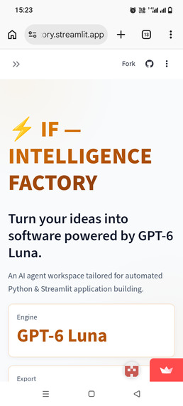 IF-INTELLIGENCE FACTORY  – screenshot 1