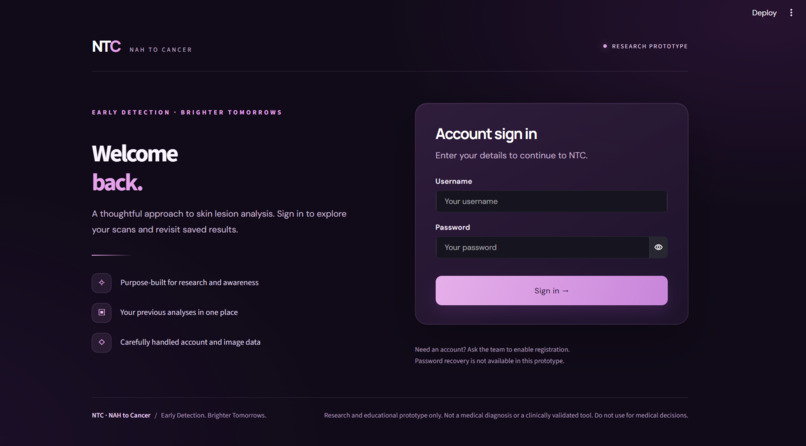NTC - Melanoma Detection – screenshot 1