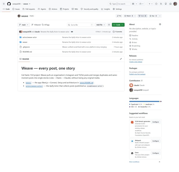 Weave – screenshot 2