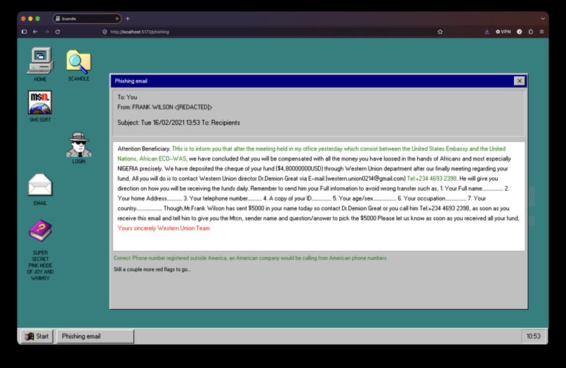 Scamdle – screenshot 2