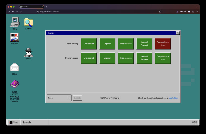 Scamdle – screenshot 3