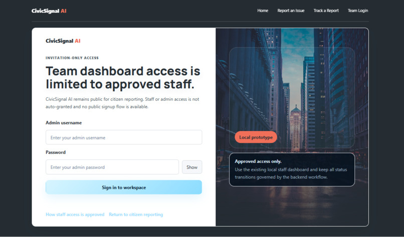 CivicSignal AI – screenshot 2