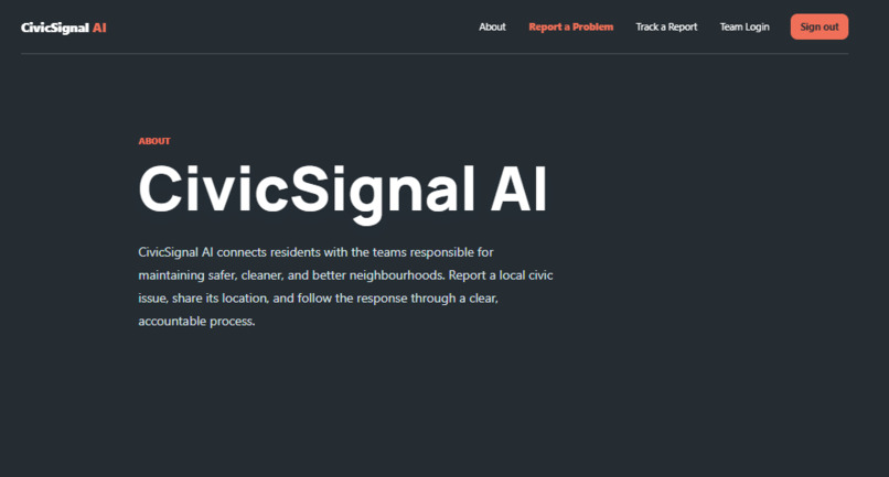 CivicSignal AI – screenshot 3