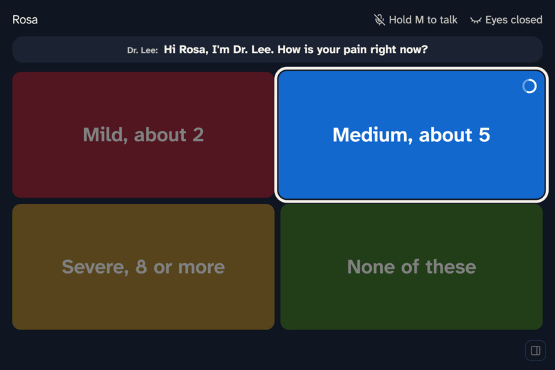 Blink2Talk – screenshot 2