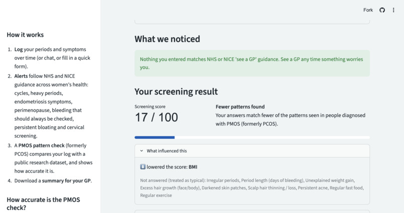 Her Health – screenshot 2