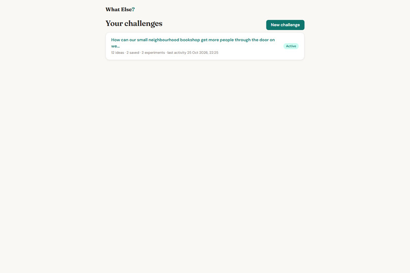 What Else? – screenshot 2