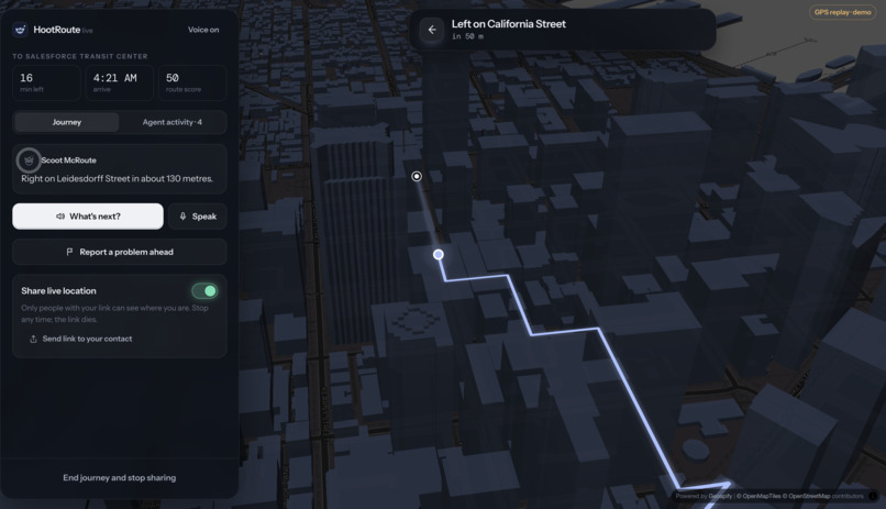 HootRoute – screenshot 4