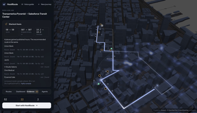 HootRoute – screenshot 6