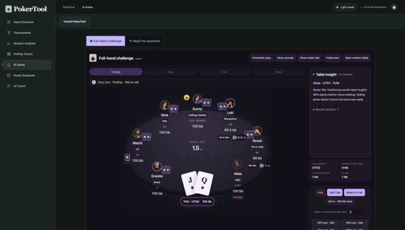 PokerTool - Team 21 – screenshot 5