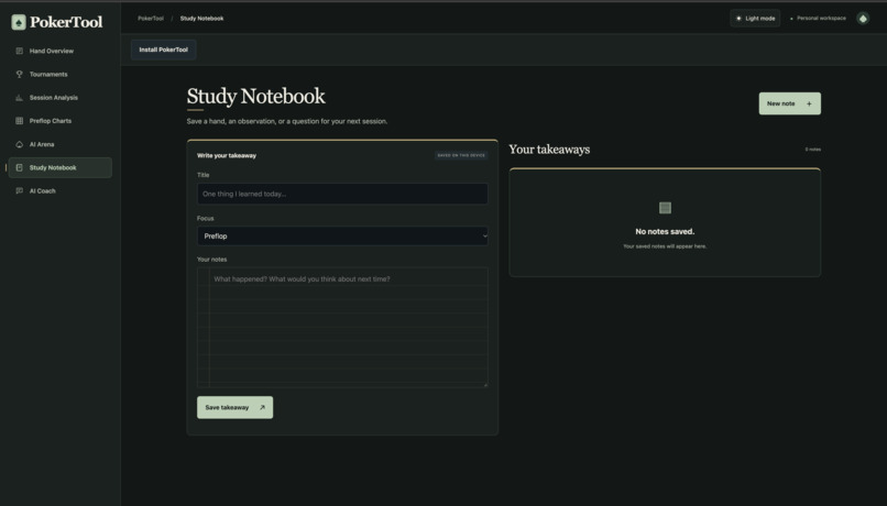 PokerTool - Team 21 – screenshot 6