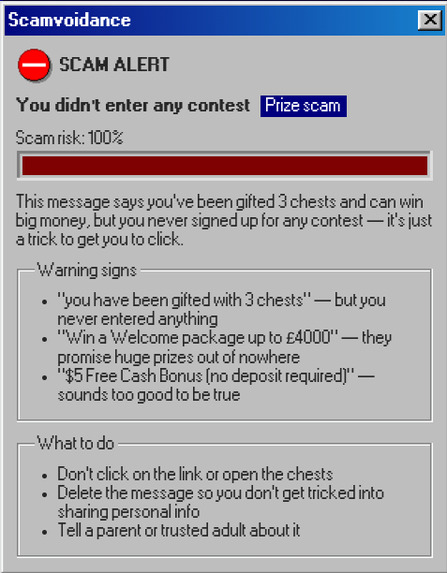 Scamvoidance – screenshot 1