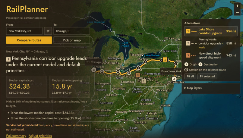 RailPlanner – screenshot 1