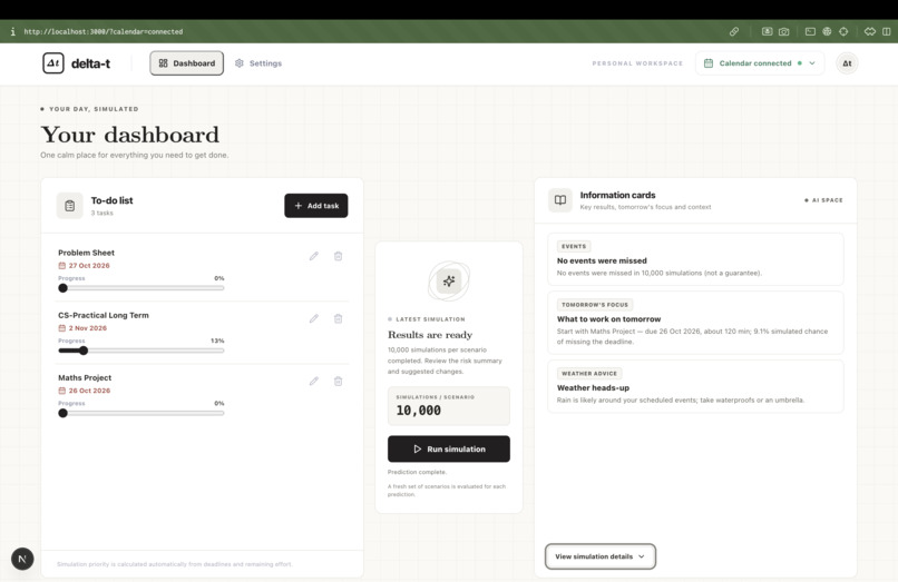 Delta-T – screenshot 1